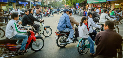 Ankunft in Hanoi