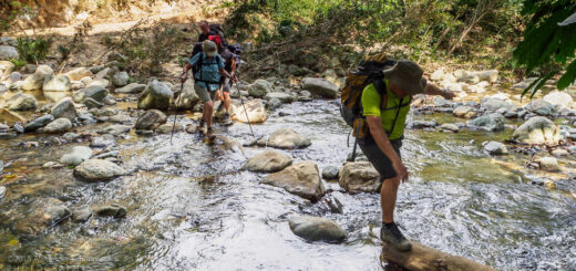 Der Río Buritaca wird überquert