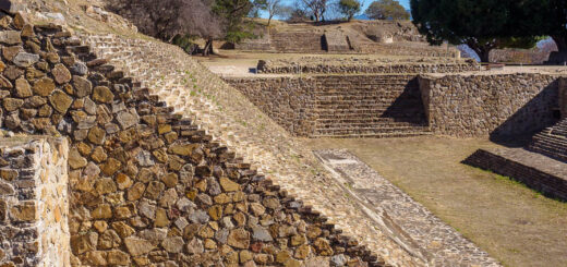 Die frühere Hauptstadt der Zapoteken, Monte Albán