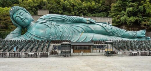 Buddhistischer Shingon Tempel von Nanzoin, Sasaguri - Japan