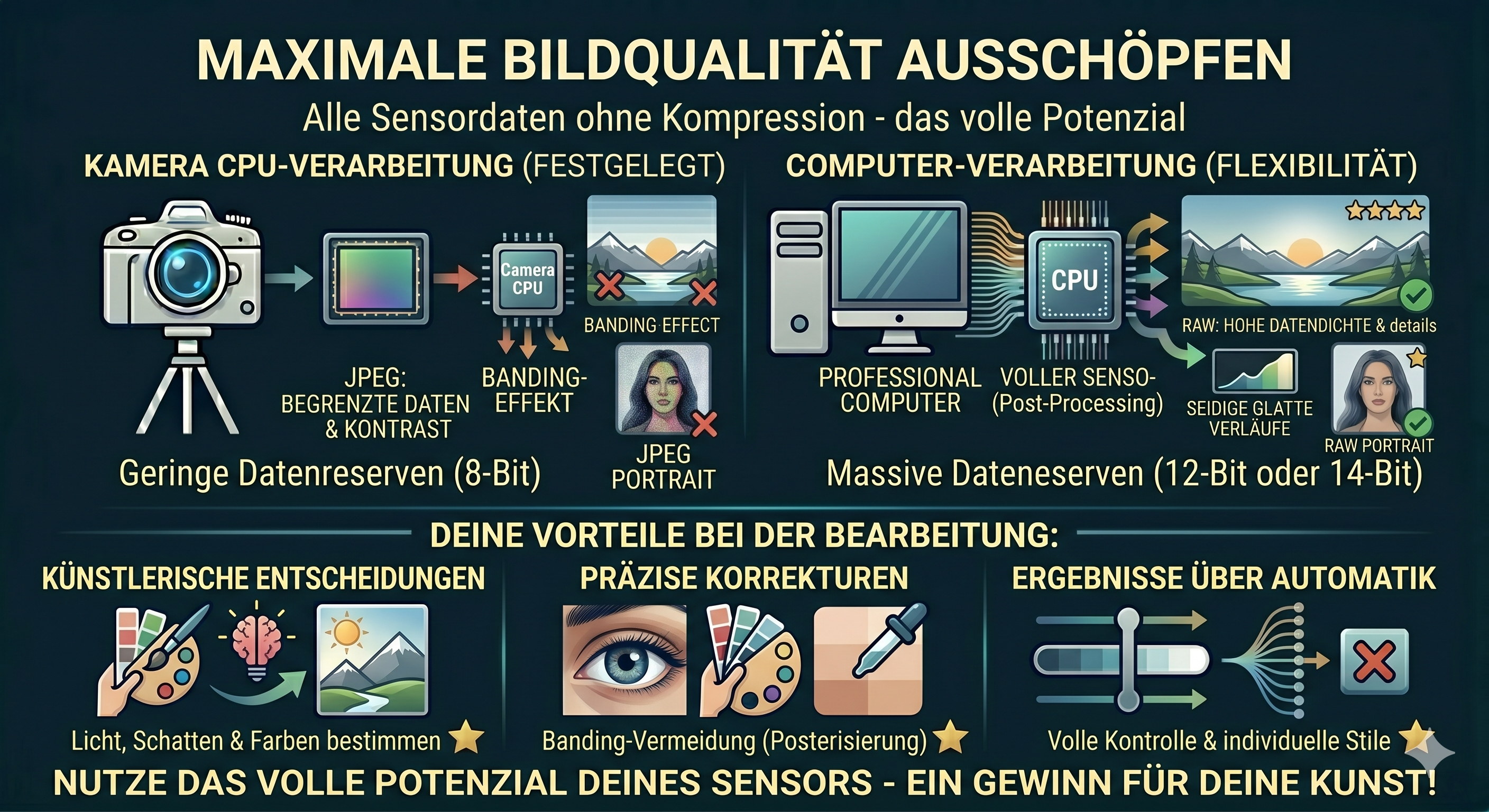 Maximale Bildqualität ausschöpfen