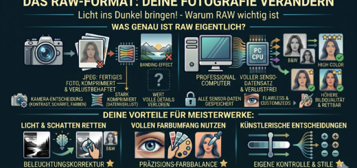Symbolische Darstellung des RAW-Formats