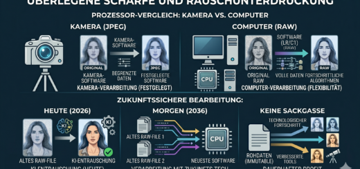Symbolbild: Überlegene Schärfe und Rauschunterdrückung