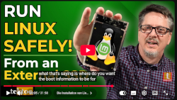 Anzeige Boot-Menü auf dem Display