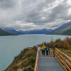 Gletscher und Laufstege