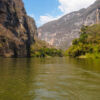 Der Cañón del Sumidero (span. sumidero „Gully“, „Abflussgraben“)