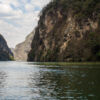 Der Cañón del Sumidero (span. sumidero „Gully“, „Abflussgraben“)
