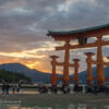 Torii vom Itsukushima-Schrein, Hiroshima - Japan