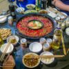 Sichuan Hot-Pot im Bunker-Restaurant