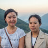 Rita und Bella in Yunhe, Lishui, Zhejiang, China