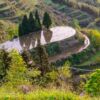 Reisterrasseen bei Yunhe, Lishui, Zhejiang, China Reisterrasseen bei Yunhe, Lishui, Zhejiang, China