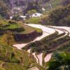 Reisterrasseen bei Yunhe, Lishui, Zhejiang, China