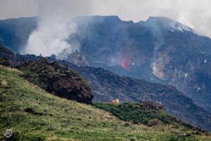 Lavaausbruch am Stromboli